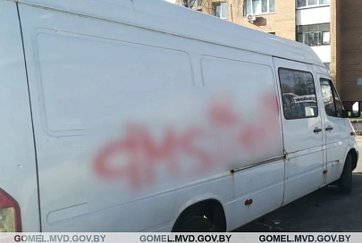 В Мозыре мужчина разрисовал три авто - возбуждено уголовное дело